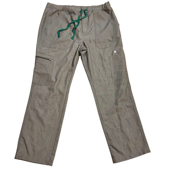 Figs Men’s Scrub Pants Size Med Graphite Cairo Pisco Axim Cargo Medical Uniform - Picture 2 of 14